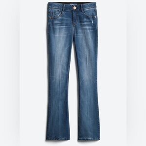 Kathryn Ab Solution Itty Bitty Bootcut Distressed Jean